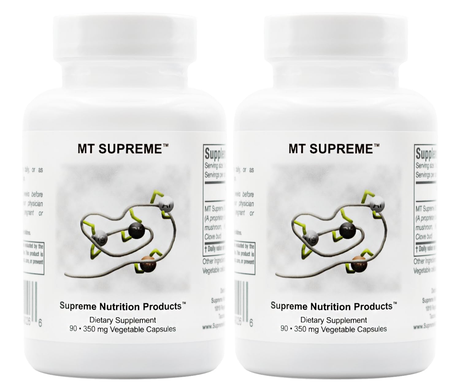 Supreme Nutrition MT Supreme, 90 Pure Herbal Combination Vegetarian Capsules (Pack of 2) - TrustMedUSA