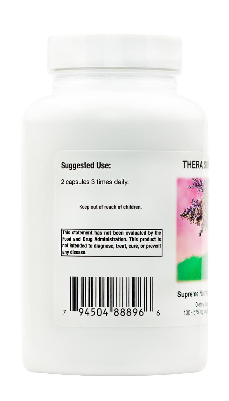 Supreme Nutrition Thera Supreme, 130 Pure Herbal Combination Vegetarian Capsules - TrustMedUSA