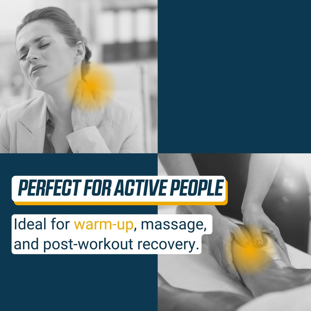 Surpass Warm up & Recovery Balm 6.76oz - HotFlux Muscle & Joints Relief Rub - Innovative Body Warming - After Sport Recovery Support - Feet, Neck & Shoulders, Lower Back, Knees - No Irritation - TrustMedUSA