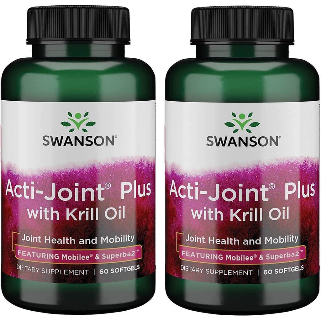 Swanson Acti-Joint Plus with Krill Oil 60 Sgels (2 Pack) - TrustMedUSA