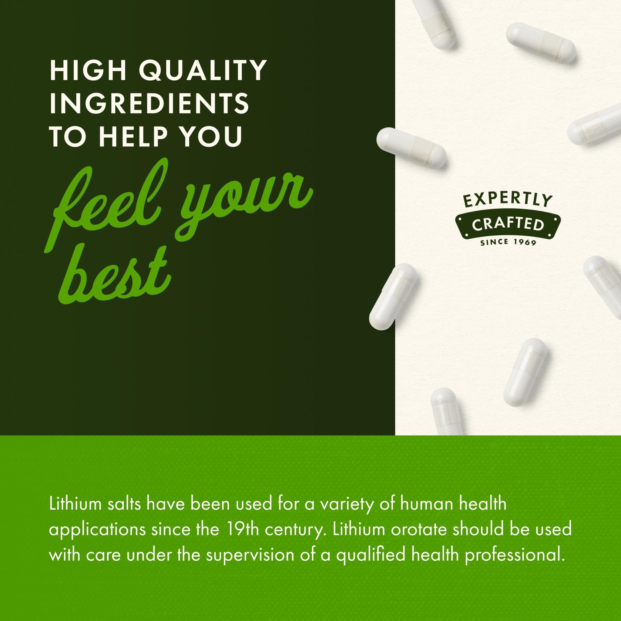 Swanson Lithium Orotate Mood and Memory Support Supplement for Stress-Prone Adults Seeking Emotional Wellness - TrustMedUSA