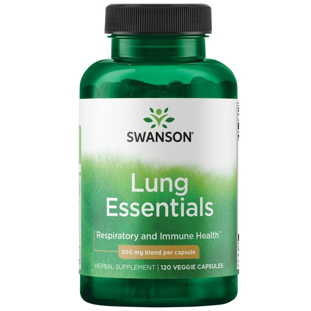 Swanson Lung Essentials 120 Veg Capsules - TrustMedUSA