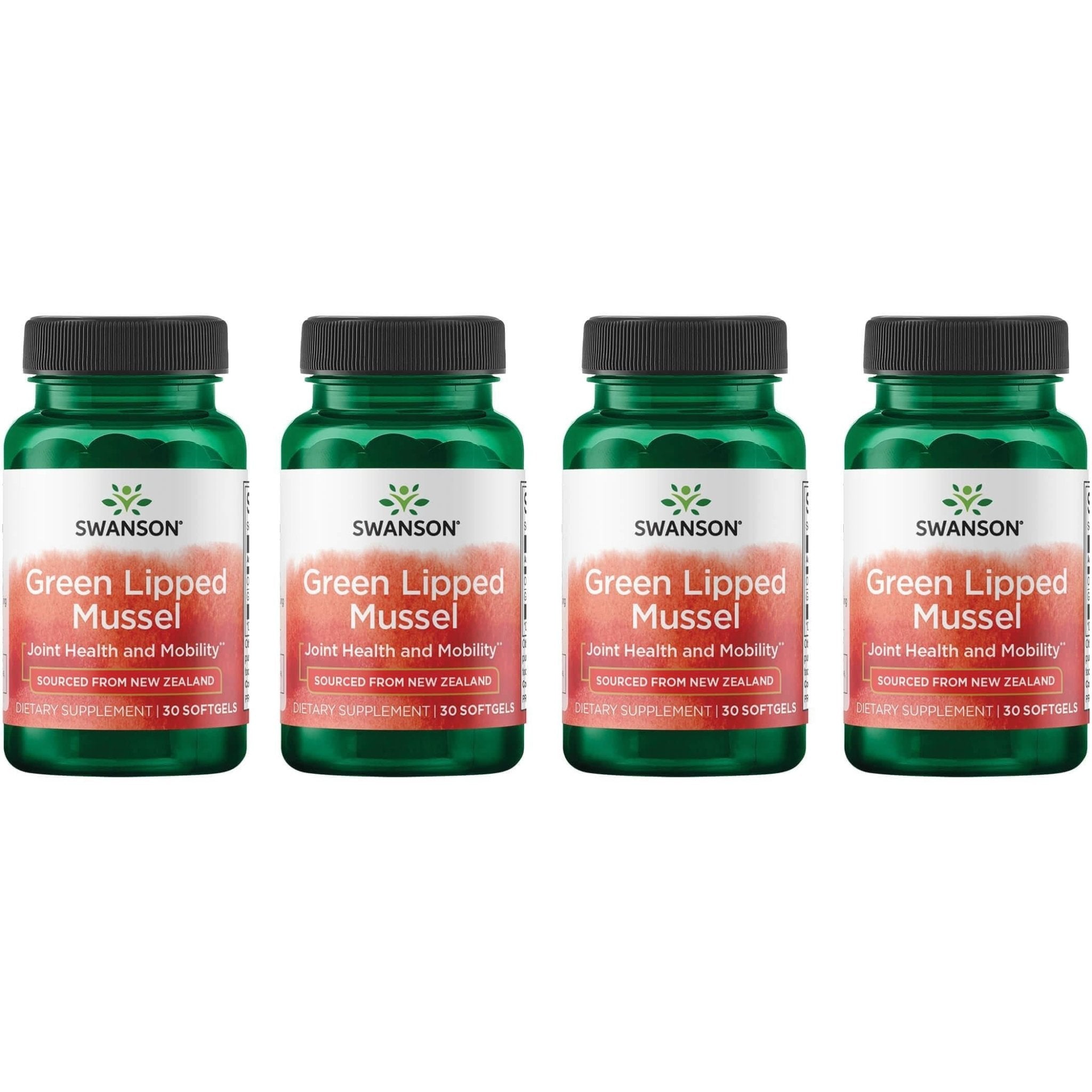 Swanson New Zealand Green Lipped Mussel Oil 30 Sgels (4 Pack) - TrustMedUSA