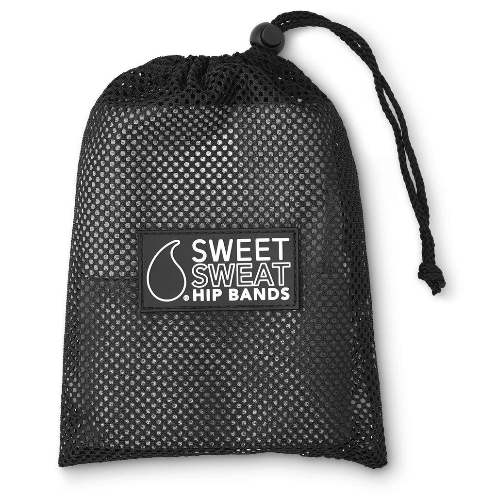 Sweet Sweat Hip Bands with 3 Levels of Resistance | Non-Slip Fabric Booty Bands for Squats & Lunges | Includes Free Mesh Carrying Bag - Maple Wellness Supplements