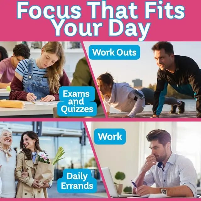 Swift Patch Focus Patch for Adults (30 Day Supply) + Proprietary Blend (Men and Women) - Help Kids and Adults Focus with Patches 22 Ingredients with Proprietary Formula - TrustMedUSA