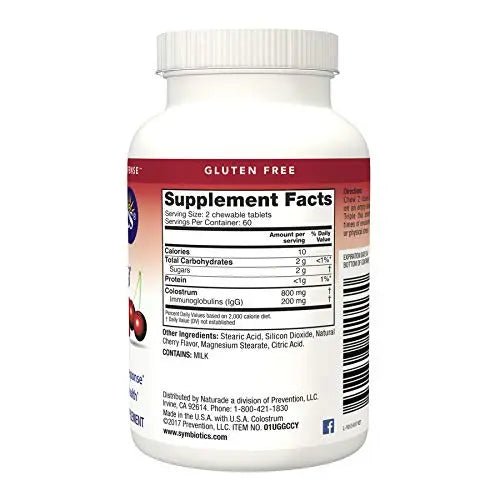 Symbiotics Colostrum 120ct Chewables Plus - Immunity Support for Adult & Kids - TrustMedUSA