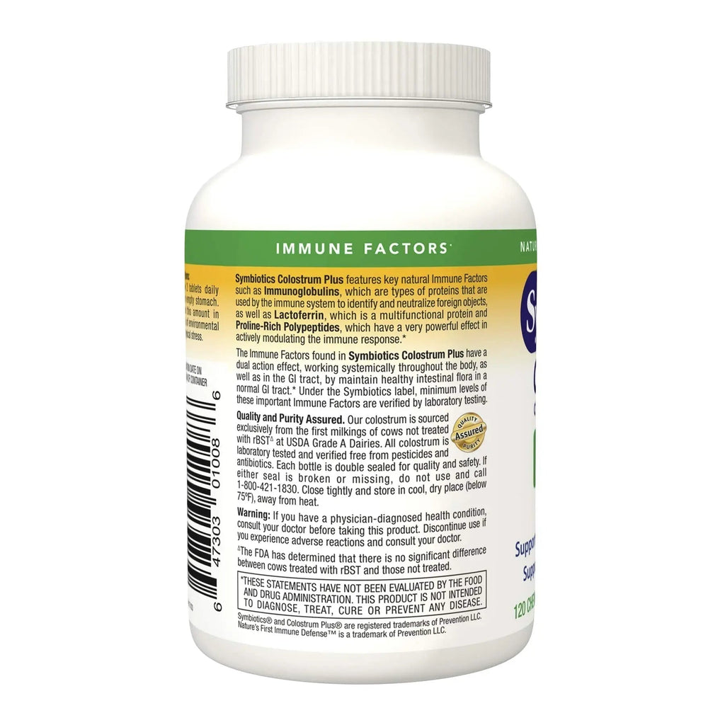 Symbiotics Immunity Support Colostrum Plus Chewables (Pineapple) - TrustMedUSA