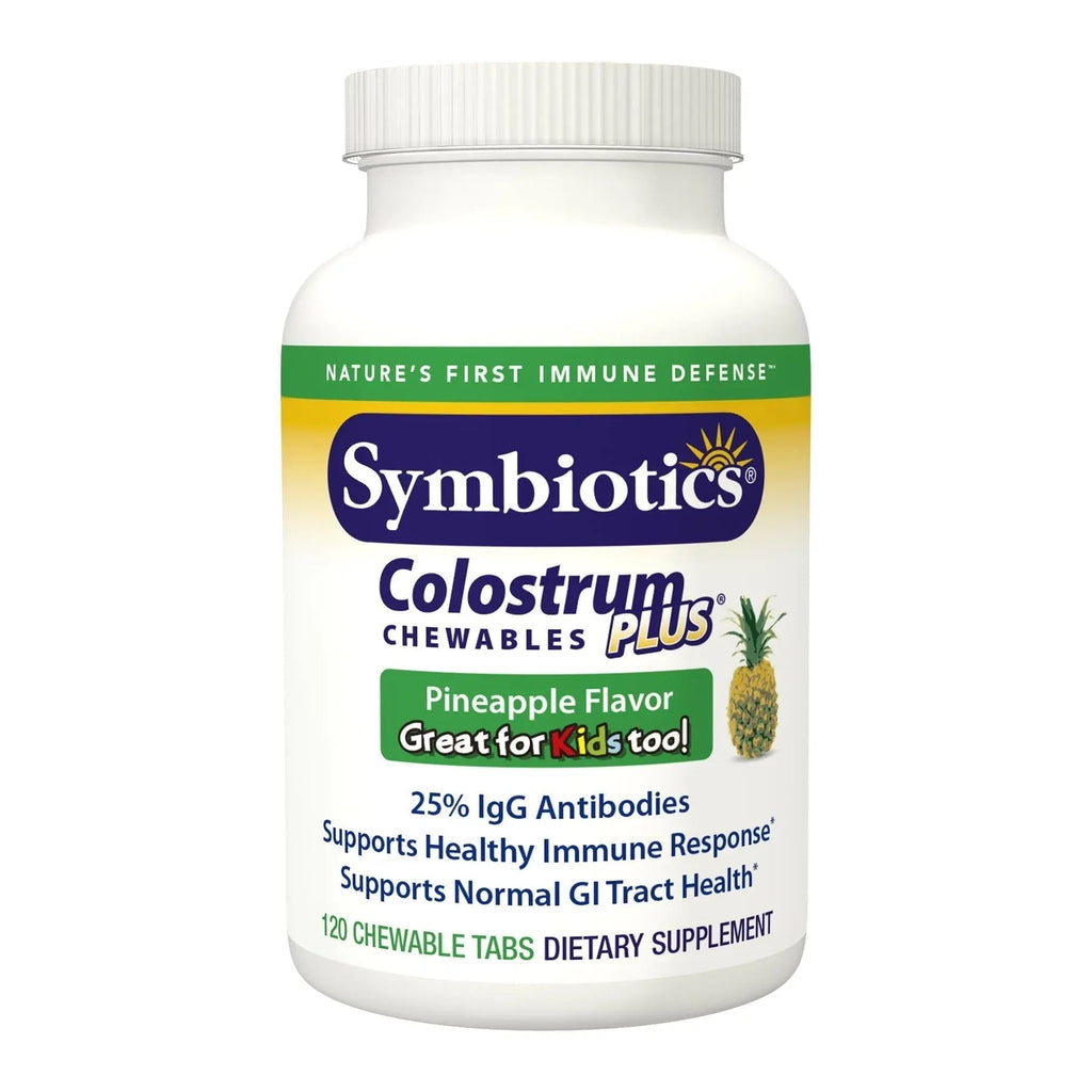 Symbiotics Immunity Support Colostrum Plus Chewables (Pineapple) - TrustMedUSA