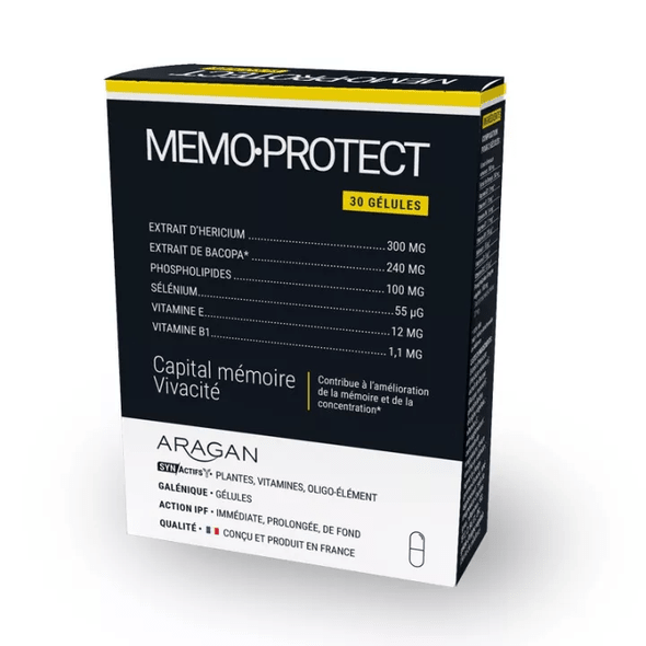 Synactifs MemoProtect Capital Mémoire Vivacité 60 capsules - TrustMedUSA