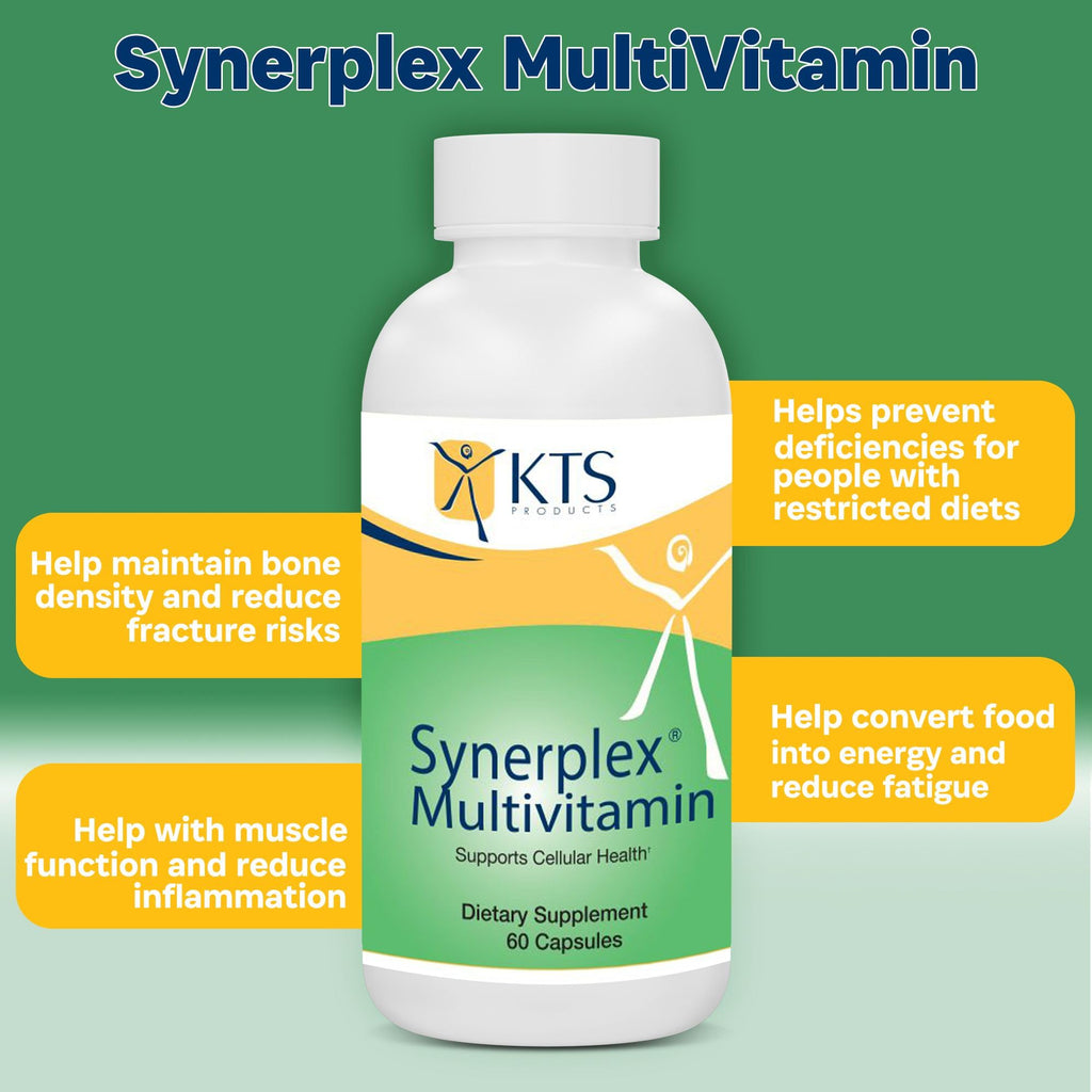 Synerplex Multivitamin - Complete Nutrition Every Day - Energy Support and Immunity Booster - 60 Capsules - TrustMedUSA