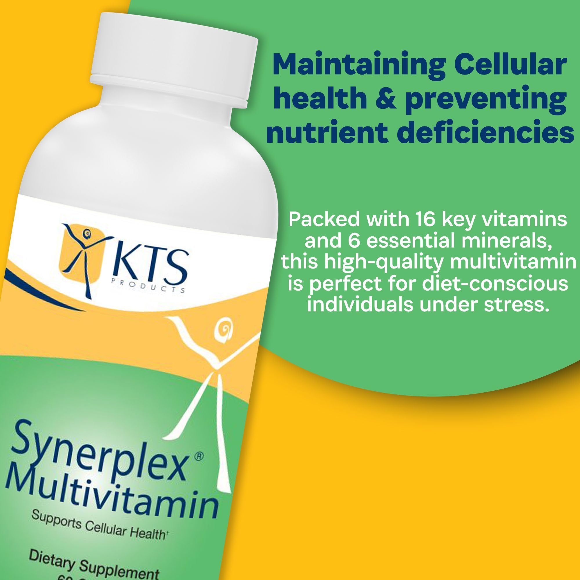 Synerplex Multivitamin - Complete Nutrition Every Day - Energy Support and Immunity Booster - 60 Capsules - TrustMedUSA