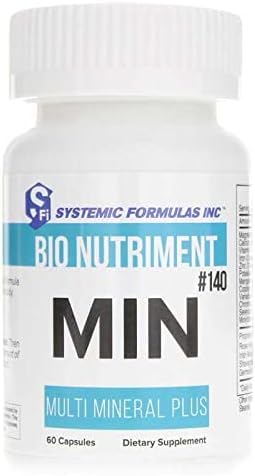 Systemic Formulas MIN Multi Mineral Plus - 60 Capsules (Pack of 2) Comprehensive Mineral Support for Wellness - Balanced Blend, Essential Nutrients - TrustMedUSA