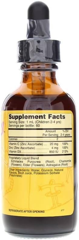 Systemic Formulas Tuff Play Kids Immune Support Supplement, 2 Fl Oz, with Vitamins C, D3 and Zinc 530 - TrustMedUSA