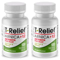 T-Relief Arthritis Arnica +12 Pain Relieving Natural Medicines Help Reduce Soreness Stiffness Aches & Pains in Joints Naturally - 100 Tablets (2 Pack) - TrustMedUSA