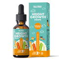 TallTrek Height Growth Supplement Drops for Kids - Teens Bone Growth Height Increase and Maximizer Immune Health Drops with Vitamins D3 K2 Zinc & Calcium - Gluten Free Vegan Pineapple Flavor - TrustMedUSA