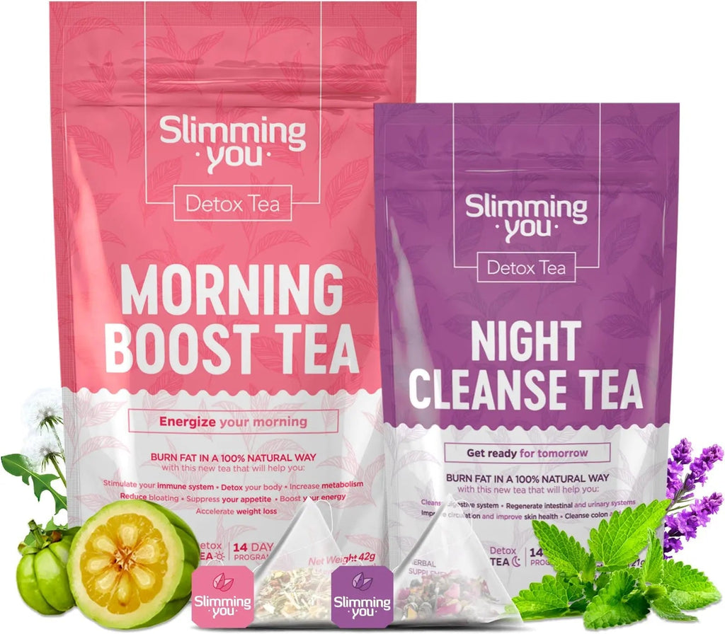 TAOISTEA 14 Day Detox Tea for Weight Loss, Body Cleanse, Metabolism Boost - Morning - TrustMedUSA