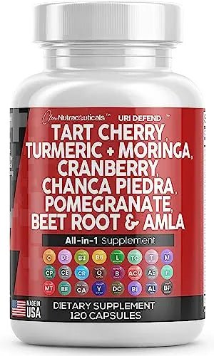 Tart Cherry Extract Capsules 20,000mg with Turmeric 8000mg Moringa - TrustMedUSA