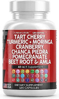 Tart Cherry Extract Capsules 20,000mg with Turmeric 8000mg Moringa - TrustMedUSA
