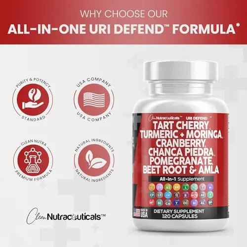 Tart Cherry Extract Capsules 20,000mg with Turmeric 8000mg Moringa - TrustMedUSA