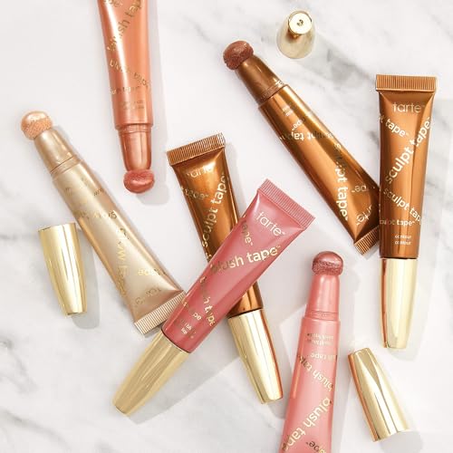 tarte blush tape liquid blush – Buildable Cream Cheek Makeup, Lightweight Formula, Blurs appearance for Radiant Glow, Vegan & Cruelty-Free, full size, rose - TrustMedUSA