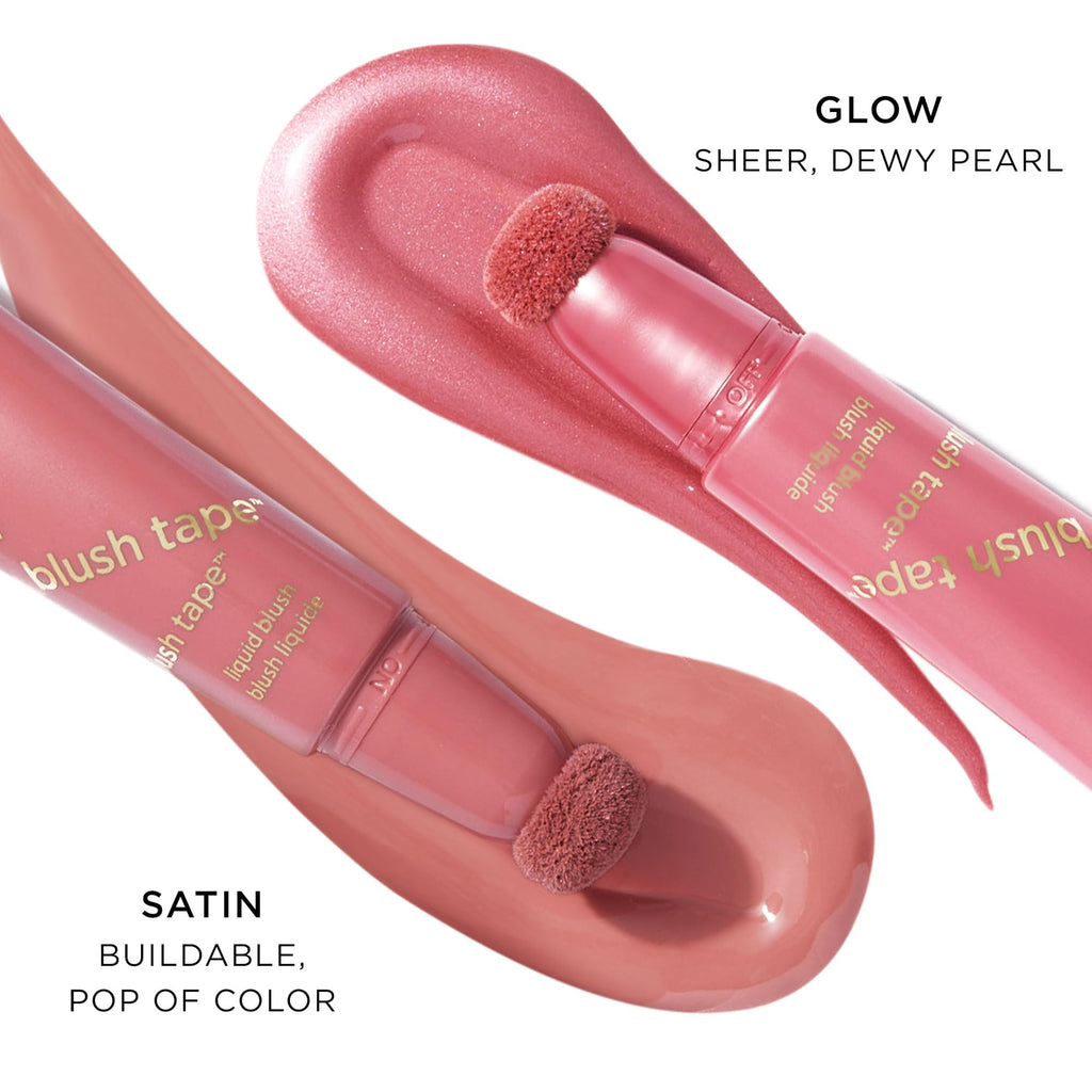 tarte blush tape liquid blush – Buildable Cream Cheek Makeup, Lightweight Formula, Blurs appearance for Radiant Glow, Vegan & Cruelty-Free, full size, rose - TrustMedUSA