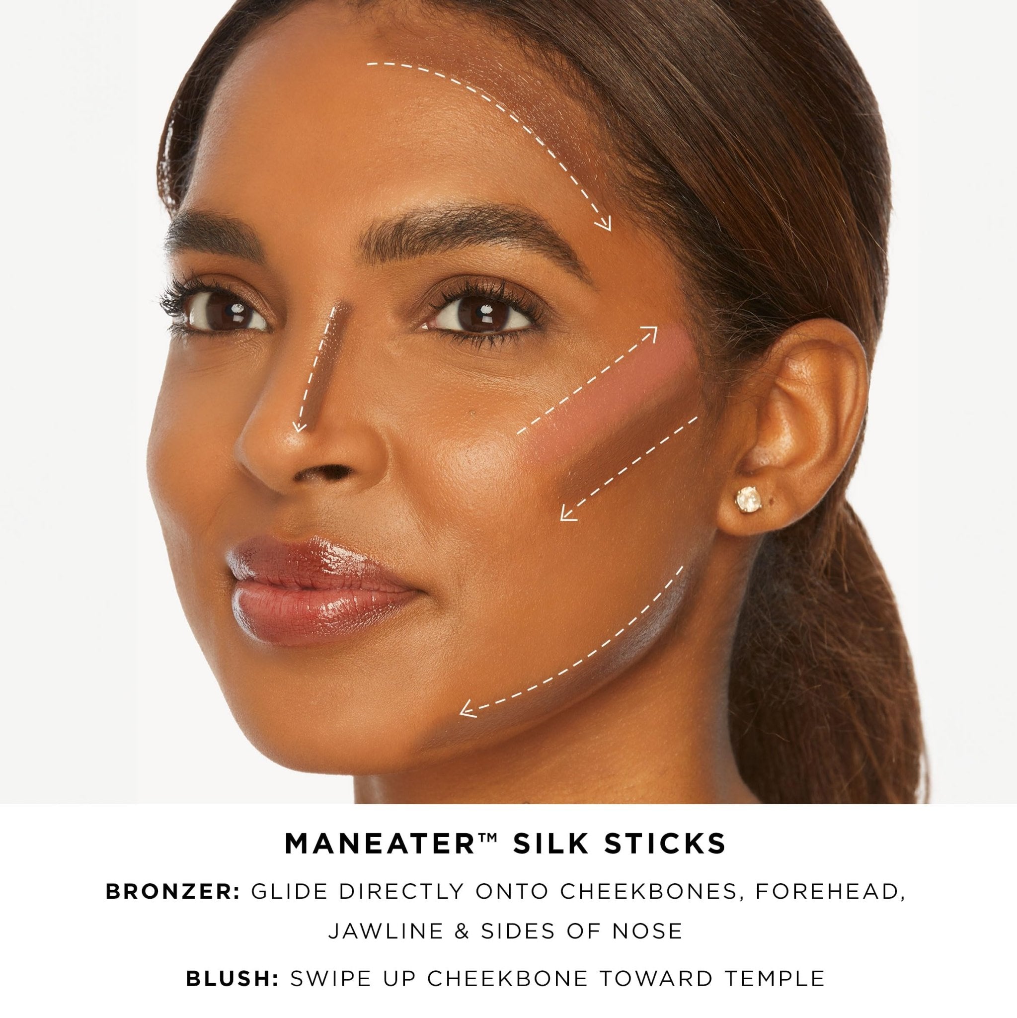 tarte maneater silk stick bronzer – Buildable Lightweight Cream Bronzer, Natural Matte Finish, Vegan & Cruelty-Free, full size, dusk - TrustMedUSA