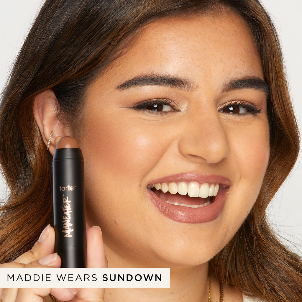tarte maneater silk stick bronzer – Buildable Lightweight Cream Bronzer, Natural Matte Finish, Vegan & Cruelty-Free, full size, nocturnal - TrustMedUSA