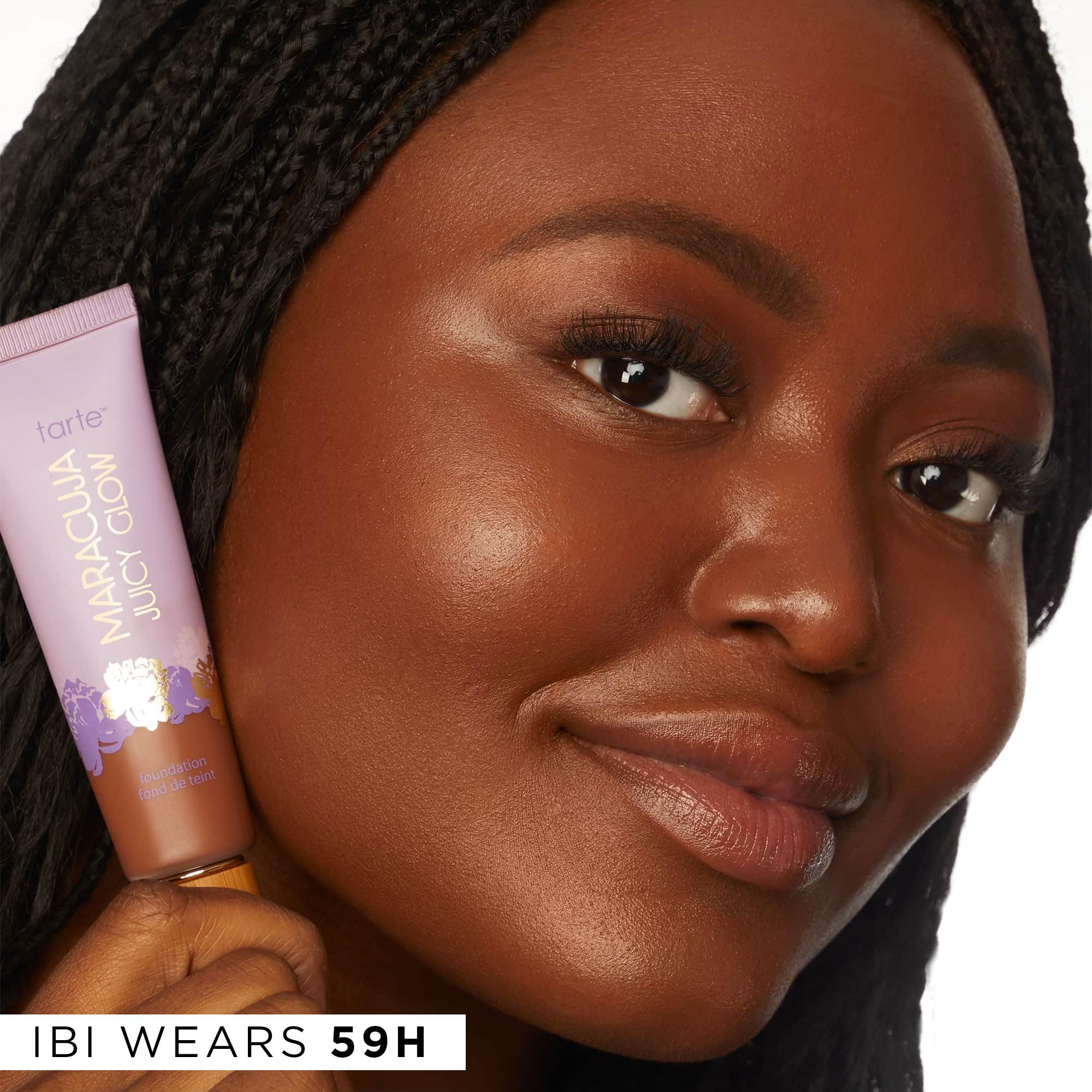 tarte maracuja juicy glow tint – Lightweight Tinted Moisturizer with Hyaluronic Acid for Radiant Skin, Buildable Medium Coverage, Waterproof, Vegan, Cruelty-Free, full size, 16B fair-light beige - Maple Wellness Supplements