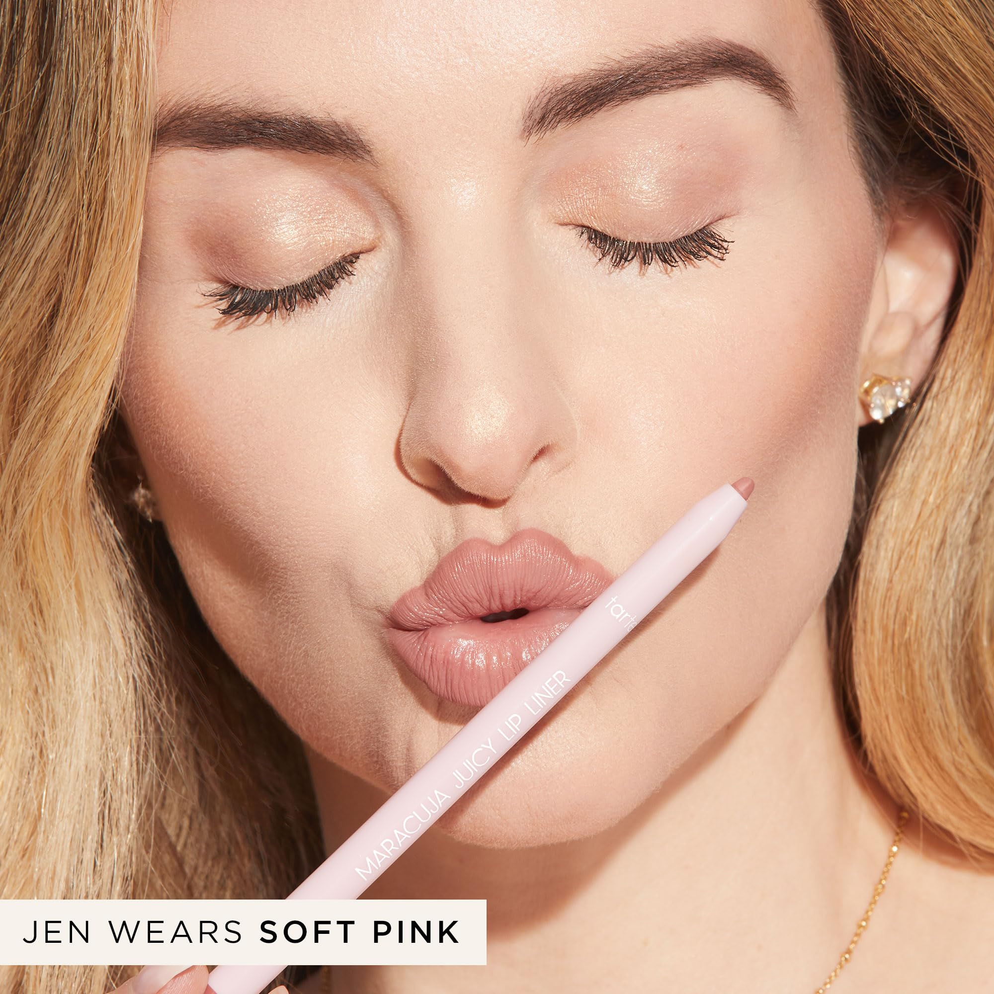tarte maracuja juicy lip liner – Creamy, Matte, Lip Liner with Hyaluronic Acid with Vitamin E, Vegan & Cruelty-Free, full size, soft pink - TrustMedUSA