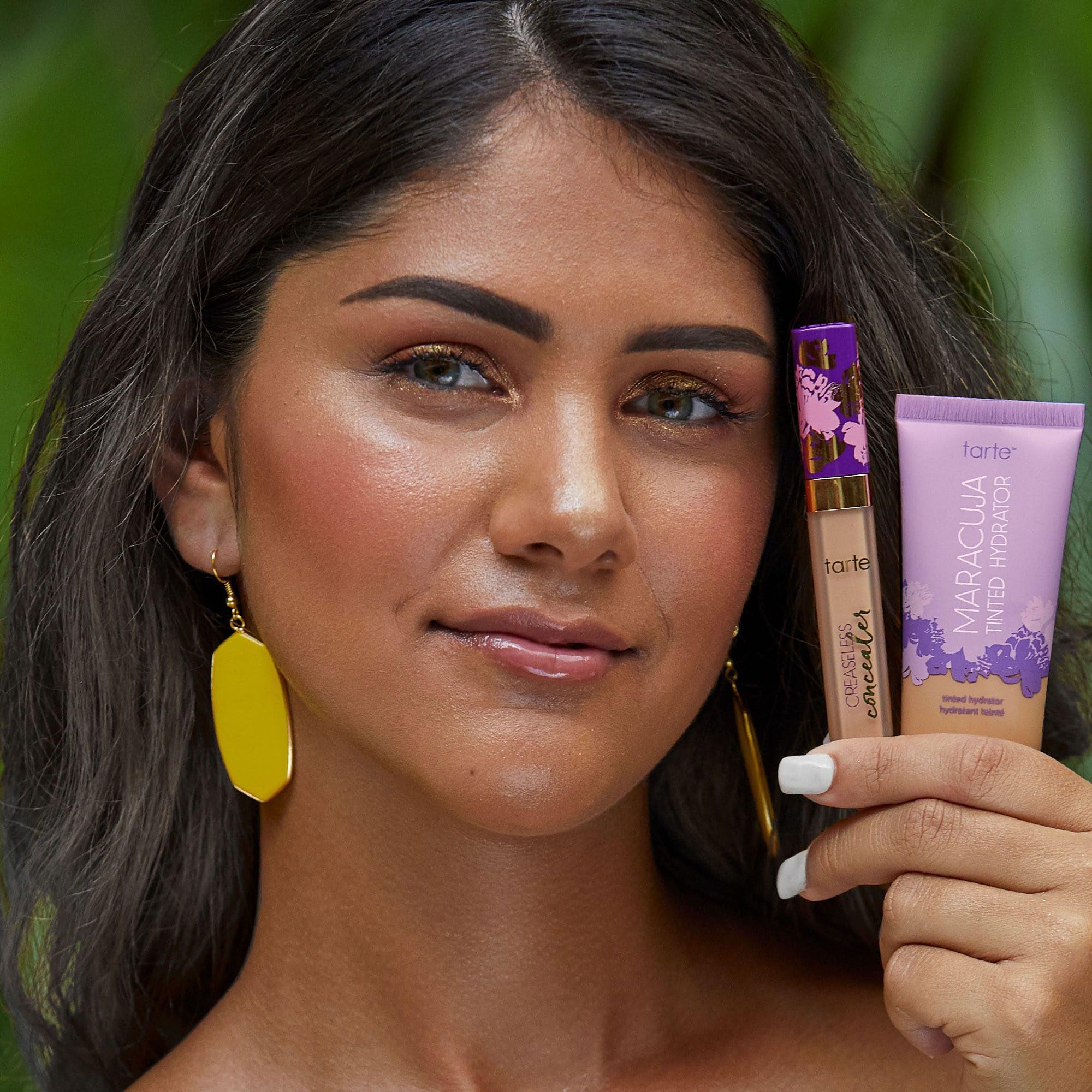 tarte maracuja tinted moisturizer – Lightweight Sheer Foundation with Buildable Longwear Coverage, Hyaluronic Acid for Hydrated Skin, Vegan & Cruelty-Free, full size, 10N fair neutral - Maple Wellness Supplements