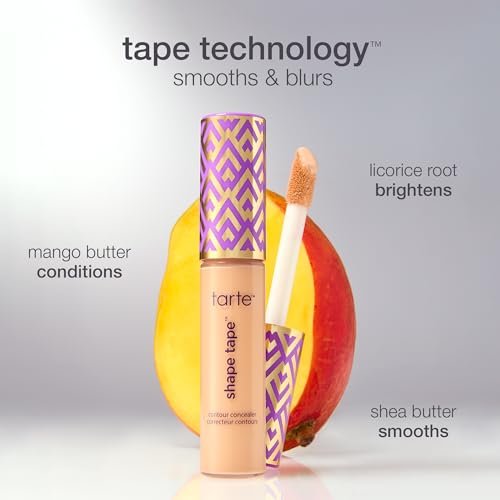 tarte Shape Tape Concealer – Full-Coverage Creaseless Soft Matte Finish, Brightening Under-Eye & Face Makeup, 16hr Longwear, Vegan & Cruelty-Free, Full Size, 16N fair-Light Neutral - TrustMedUSA