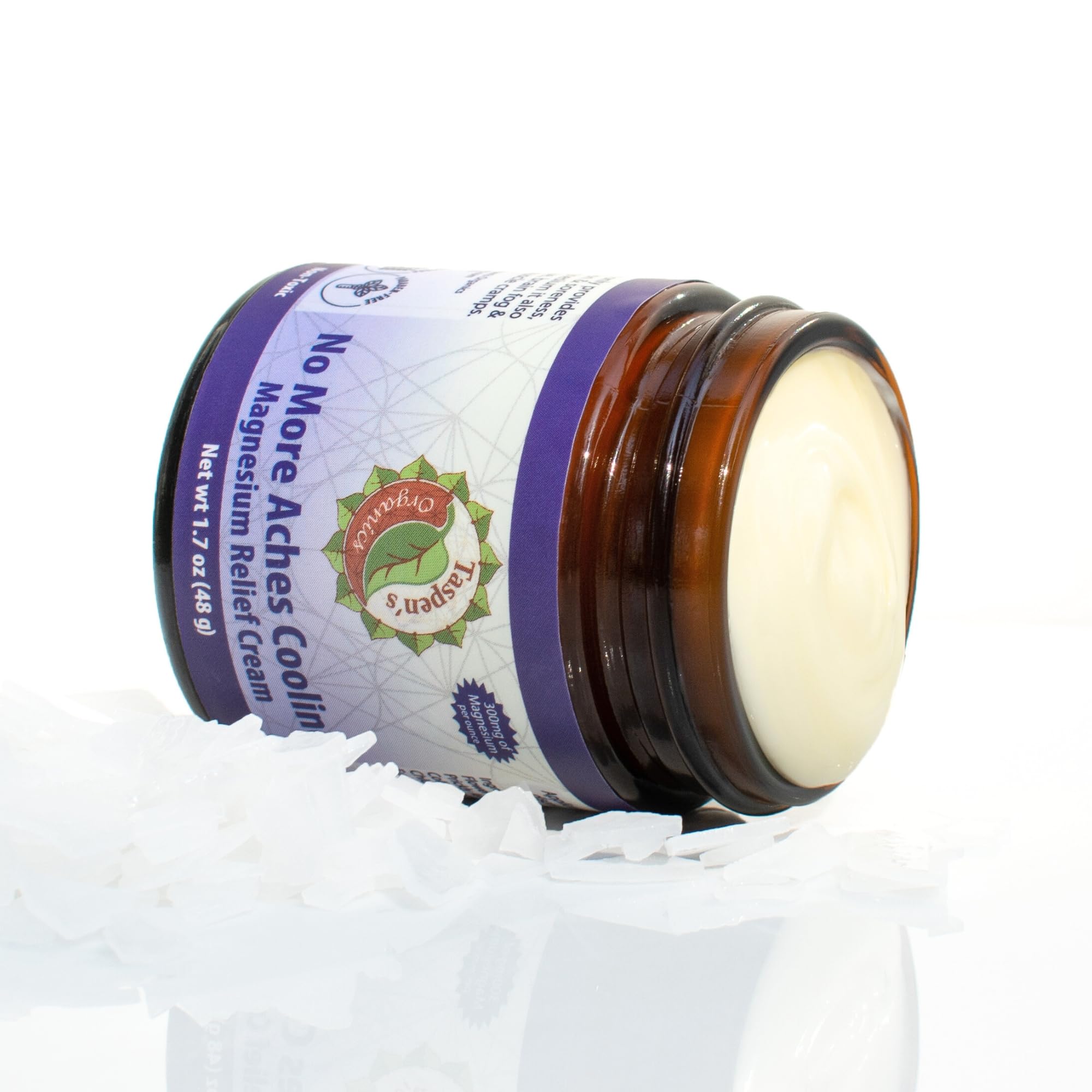 Taspen’s Organics Magnesium No More Aches Cooling Cream – Topical Magnesium Cream for Muscle Relief, Sore Muscles & Post-Workout Recovery with Arnica, Herbs & Essential Oils - TrustMedUSA