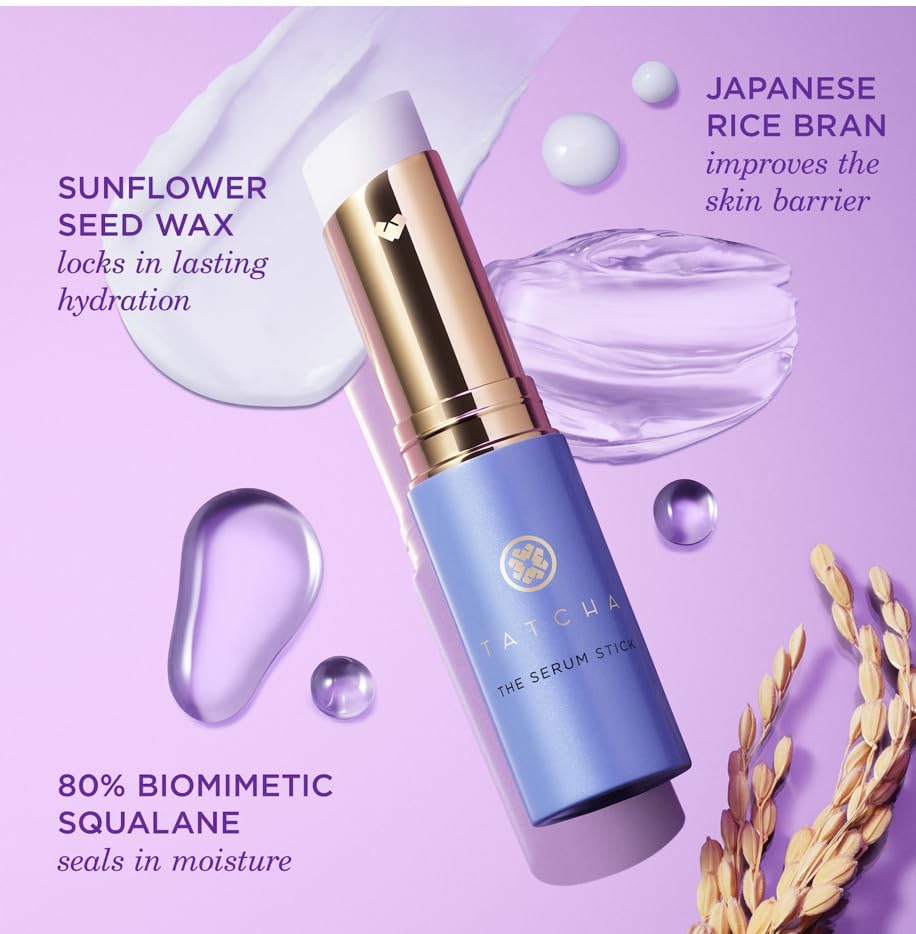 Tatcha The Serum Stick | Smooth Dry Fine Lines Instantly, Face & Eye Brightener Stick 8 G | 0.28 oz - TrustMedUSA