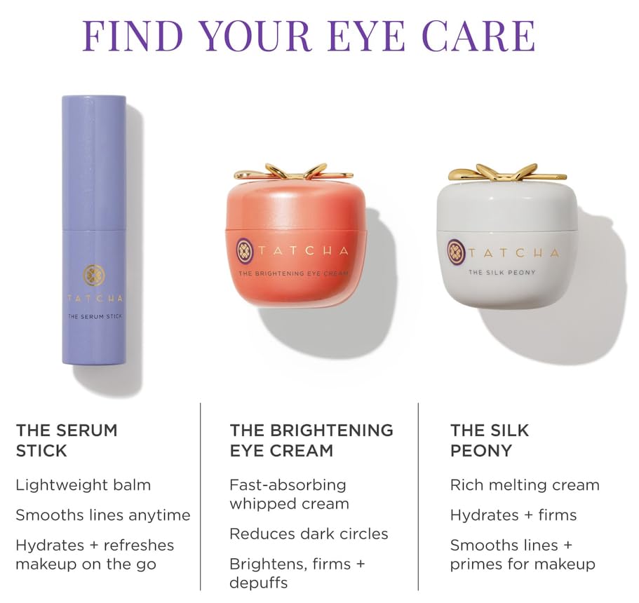 Tatcha The Serum Stick | Smooth Dry Fine Lines Instantly, Face & Eye Brightener Stick 8 G | 0.28 oz - TrustMedUSA