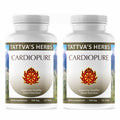 Tattva's Herbs Cardiopure Herbal Ayurvedic Supplement Vegetarian Capsules, Ashwagandha, Rauwolfia, & Arjuna Full Spectrum Co2 Extracts, Veggie Capsules, 240 Count, 25 Years of Premium Service - TrustMedUSA