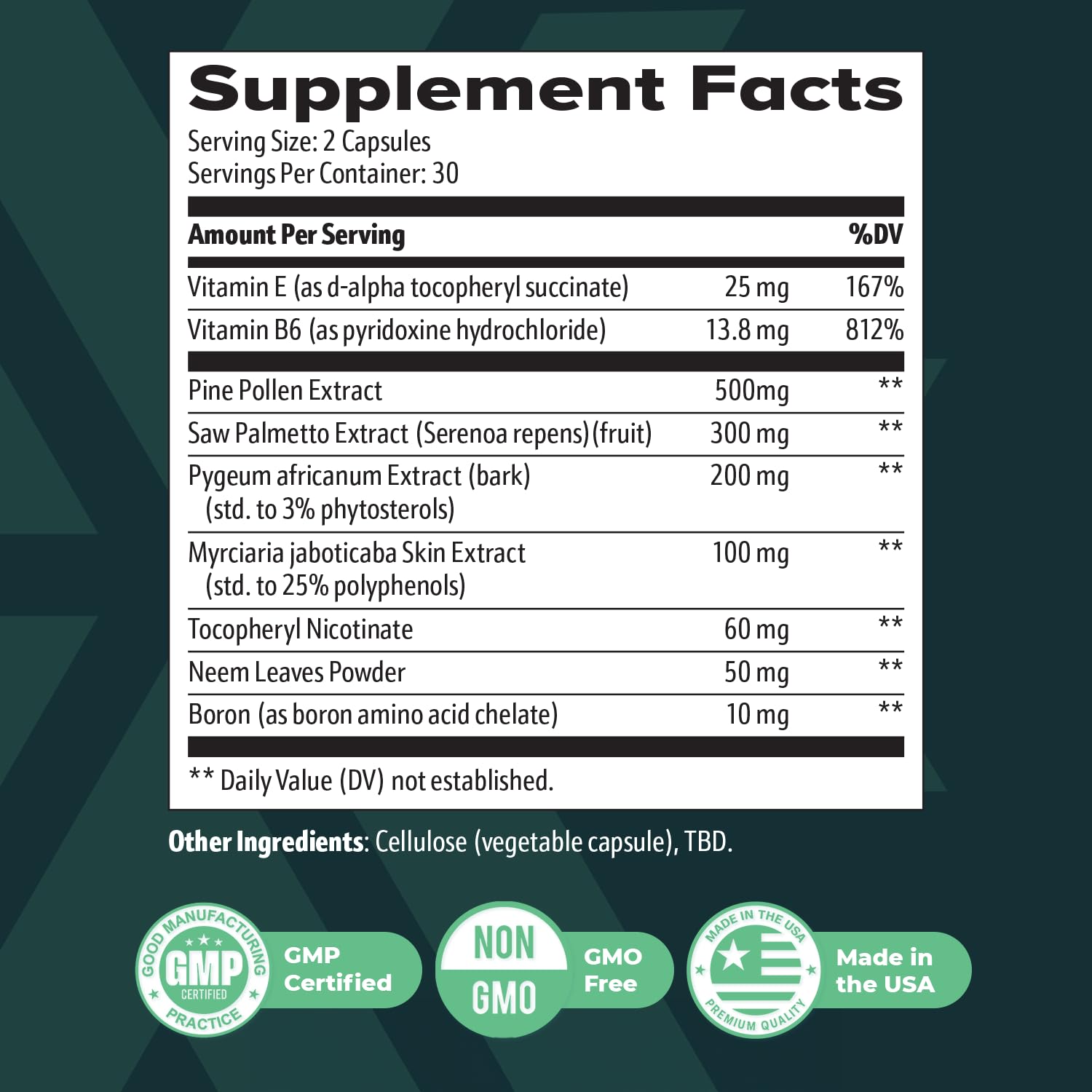 TC24 - Natural Supplement with Myrciaria Jaboticab, Lipophytol, Pygeum Africanum Extract & Boron | Non-GMO, Stimulant-Free, Easy-to-Take | Made in USA, GMP-Certified | 60 Capsules, 1 Month Supply - TrustMedUSA