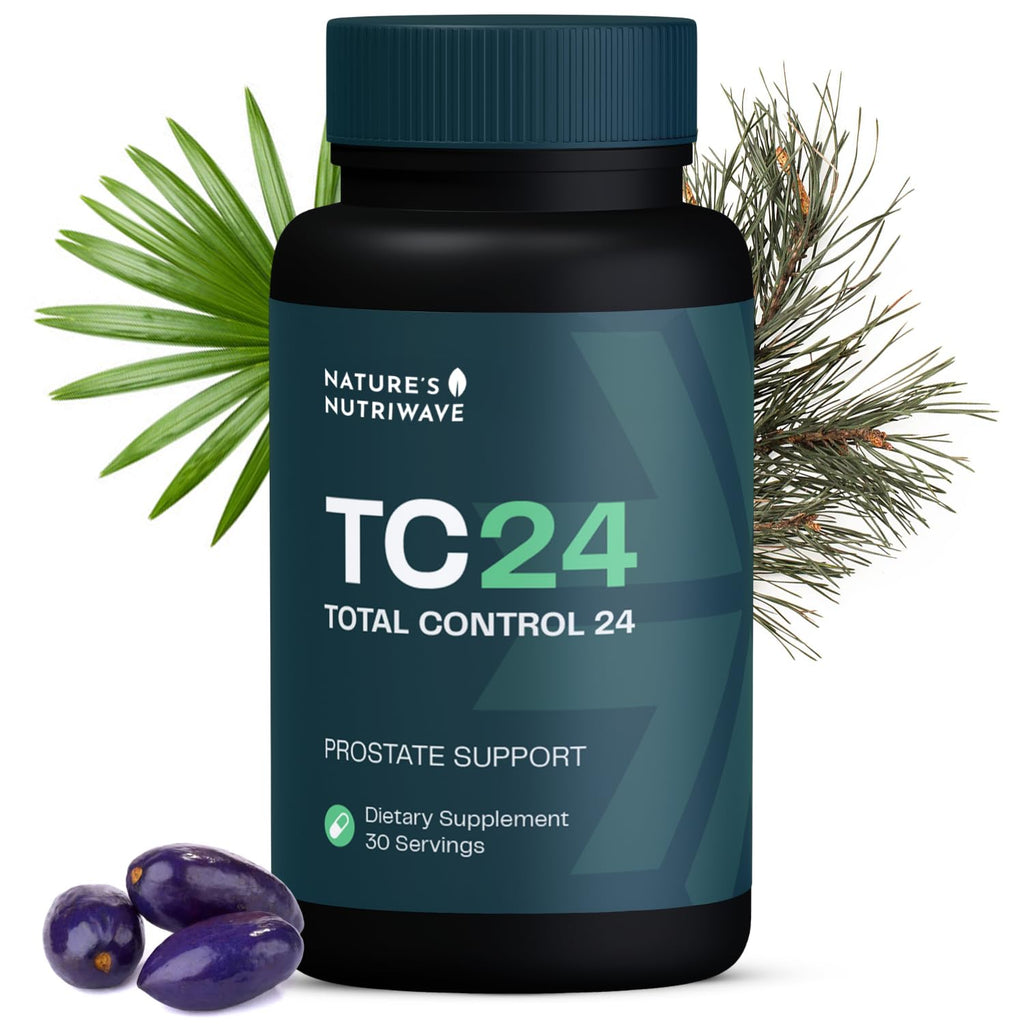 TC24 - Natural Supplement with Myrciaria Jaboticab, Lipophytol, Pygeum Africanum Extract & Boron | Non-GMO, Stimulant-Free, Easy-to-Take | Made in USA, GMP-Certified | 60 Capsules, 1 Month Supply - TrustMedUSA