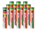 T&D German Multvitamin + Minerals 10 Vitamins 2 Minerals - 240 Vegan Drink Effervescent Tablets - Pomegranate Flavor - Made in Germany - Maple Wellness Supplements