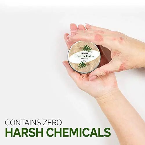 TEA TREE OIL BALM -100% All Natural | Great Cream for Soothing Irritations like Eczema - TrustMedUSA