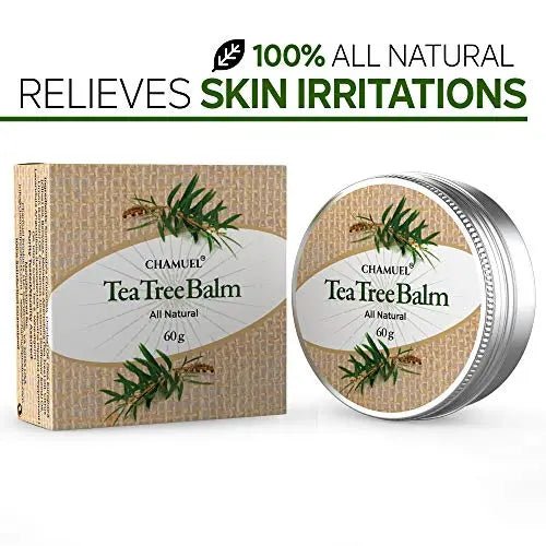 TEA TREE OIL BALM -100% All Natural | Great Cream for Soothing Irritations like Eczema - TrustMedUSA