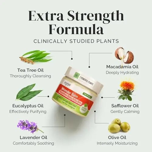 Tea Tree Oil Balm , Extra Strength, Pair Well with Jock Itch Cream, Spray, Athletes Foot - TrustMedUSA
