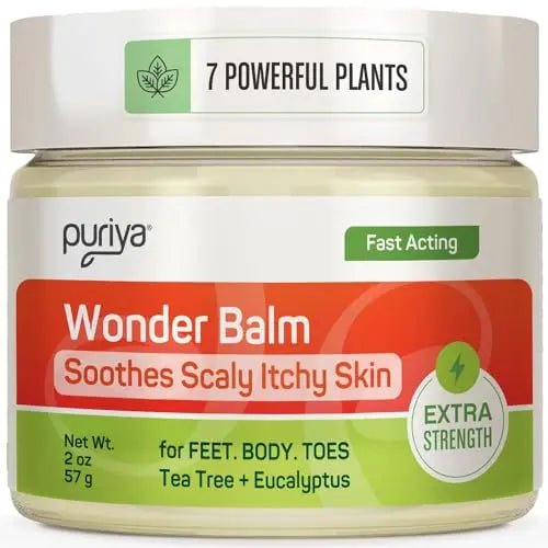 Tea Tree Oil Balm , Extra Strength, Pair Well with Jock Itch Cream, Spray, Athletes Foot - TrustMedUSA