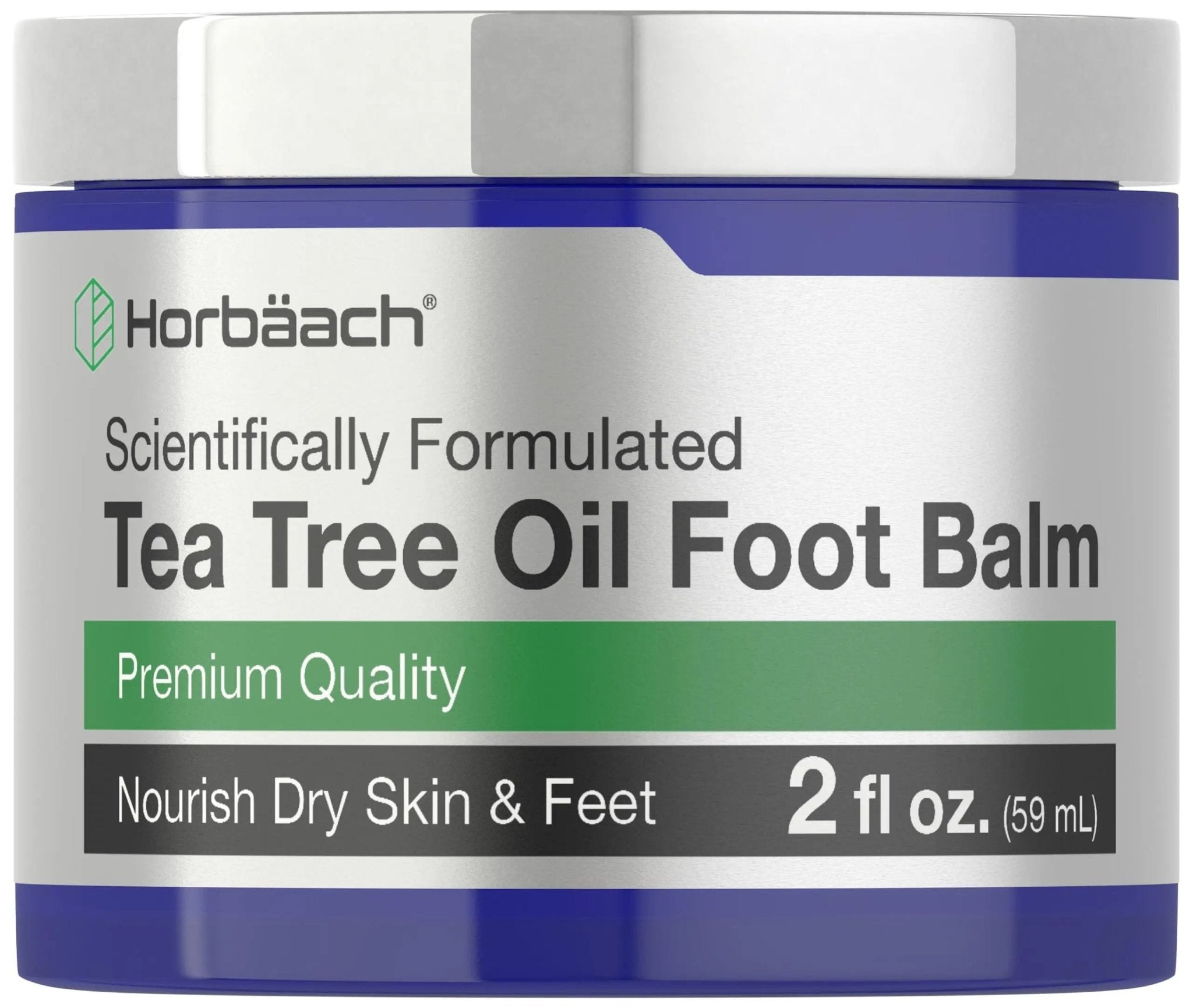 Tea Tree Oil Foot Balm | 2 oz | Moisturizes and Nourishes Dry Skin & Feet | Scientifically - TrustMedUSA