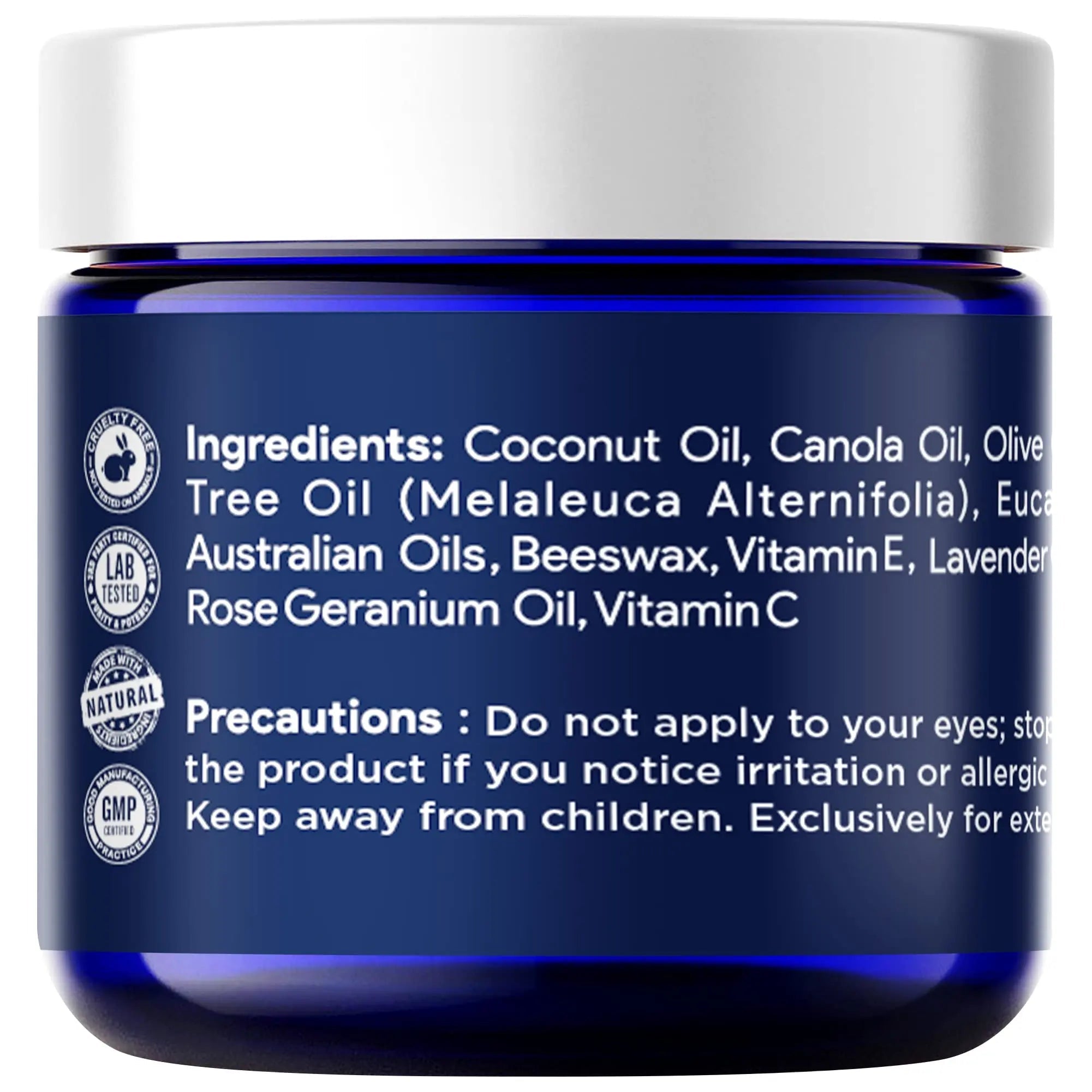Tea Tree Oil Foot Balm/ Moisturizer For Dry Cracked Feet - Instantly Hydrates & Soothes - TrustMedUSA