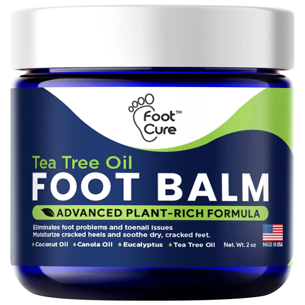 Tea Tree Oil Foot Balm/ Moisturizer For Dry Cracked Feet - Instantly Hydrates & Soothes - TrustMedUSA