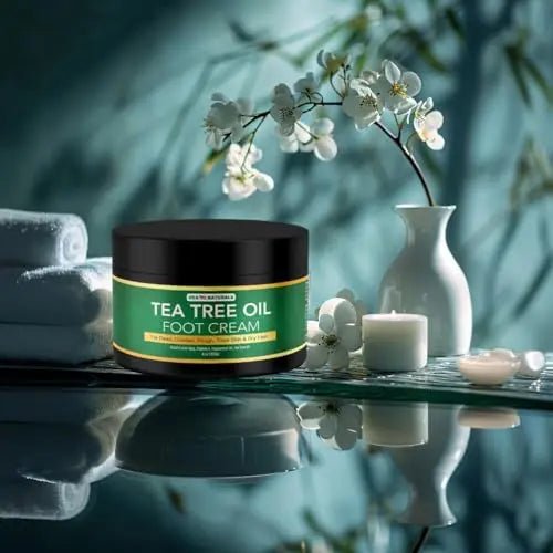 Tea Tree Oil Foot Cream For Dry Cracked Heels Repair - Natural Foot Cream For Dry Cracke - TrustMedUSA