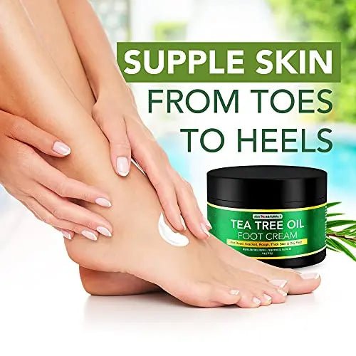 Tea Tree Oil Foot Cream For Dry Cracked Heels Repair - Natural Foot Cream For Dry Cracke - TrustMedUSA