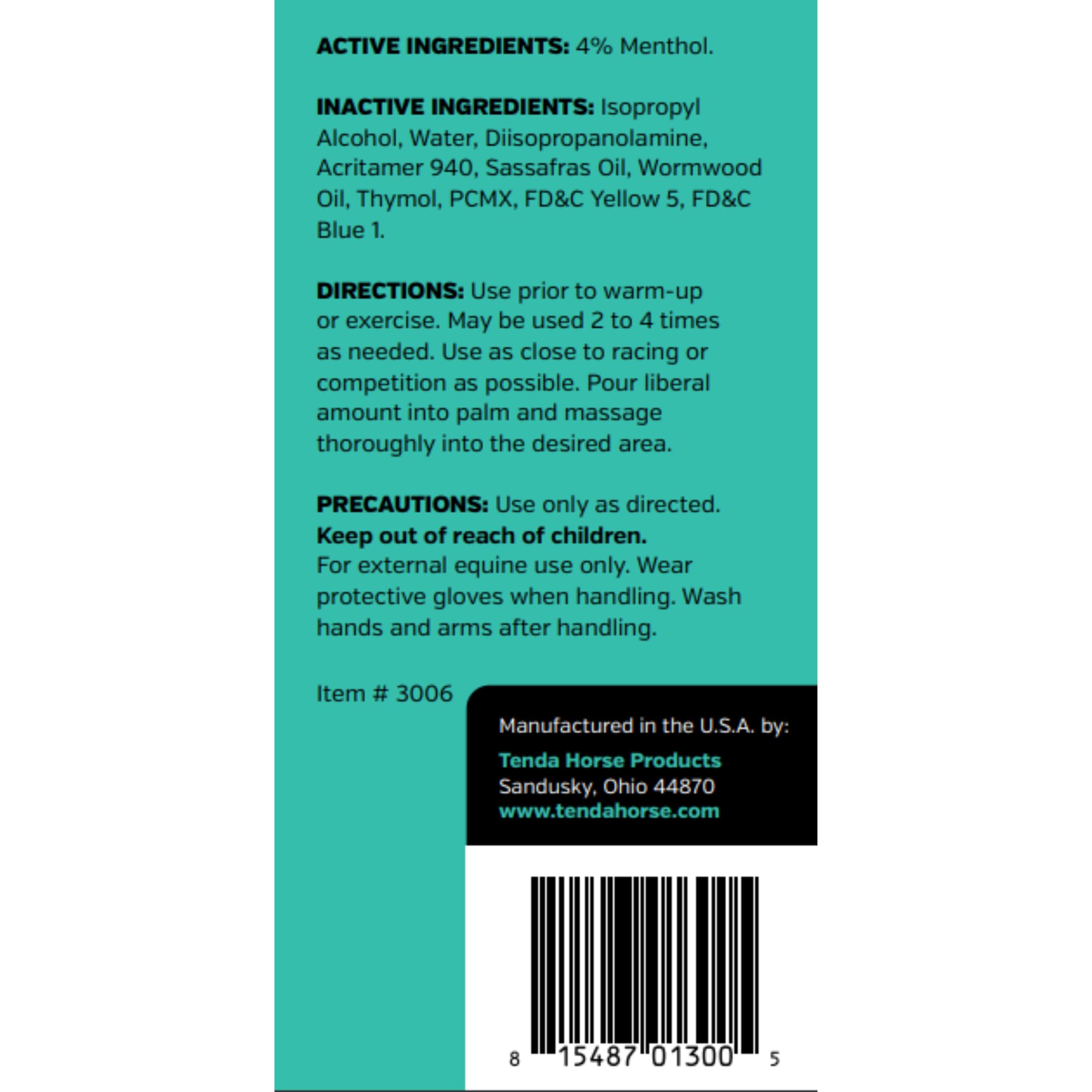 Tenda Liniment Gel - Designed to Provide Temporary Soothing, Relief for Sore and Stiff Muscles - TrustMedUSA