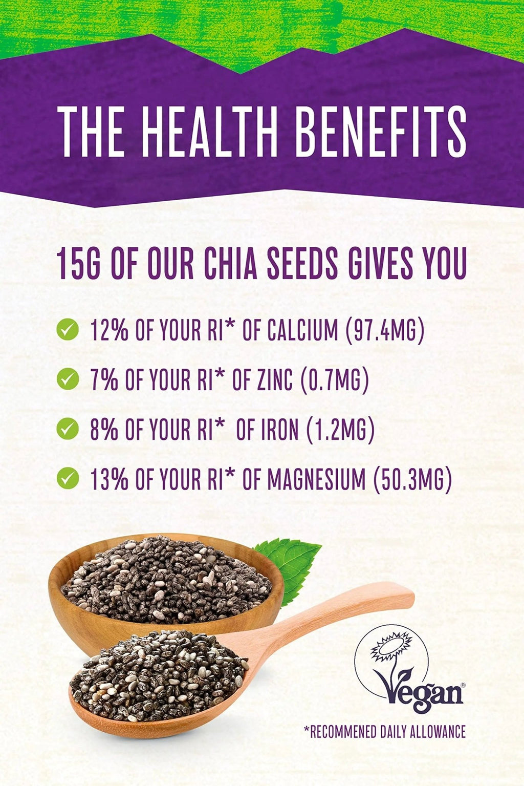 Terrafertil Nature’s Heart Chia Seeds, 1 kg - TrustMedUSA