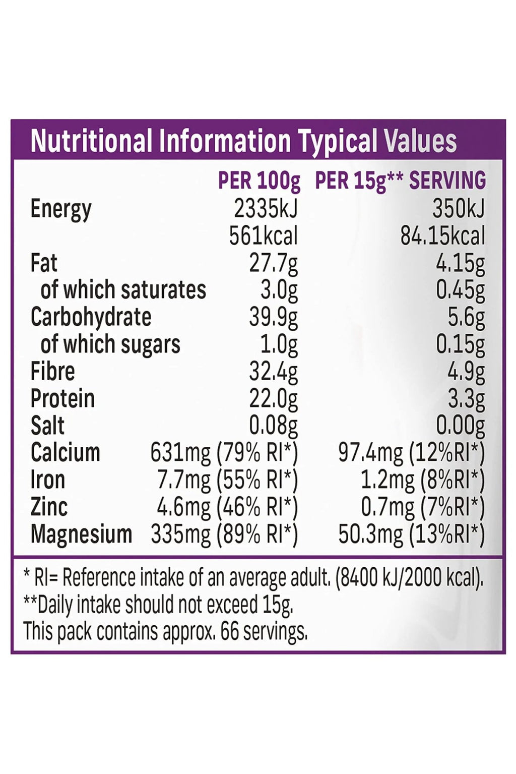 Terrafertil Nature’s Heart Chia Seeds, 1 kg - TrustMedUSA